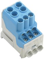 Verteilerblock WM WPD 100 1P 100A 2×Eing 6×Ausg 1.5…25mm² 1.5…10mm²