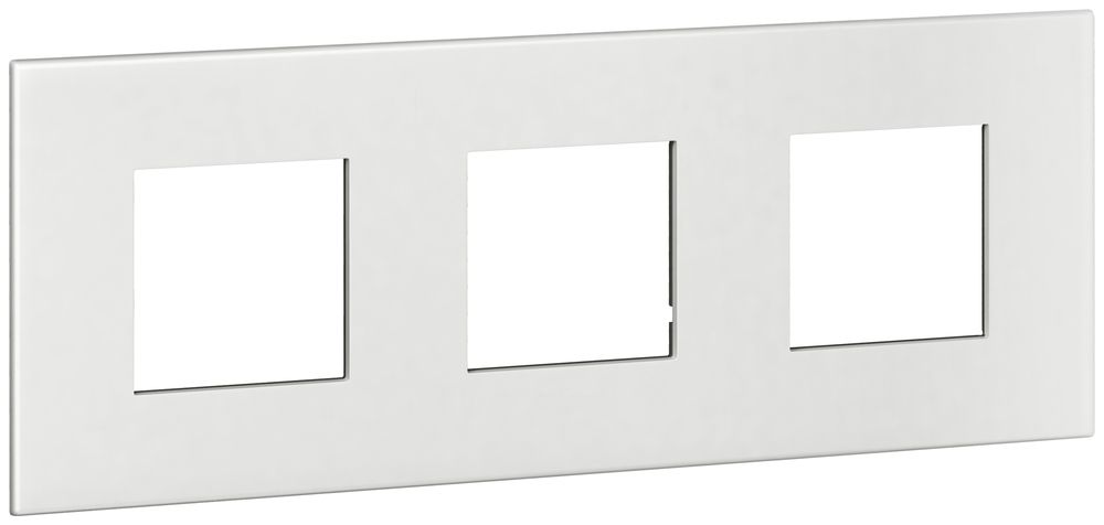 Abdeckrahmen ATO 3×1 Modul vertikal/horiz. weiss