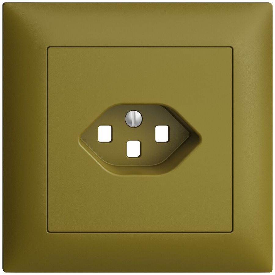 Kit frontale INC EDIZIOdue olive 88×88mm 1×T23