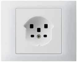 Prise INC HA kallysto type 25 avec bornes enfichables avec boîte G3 blanc