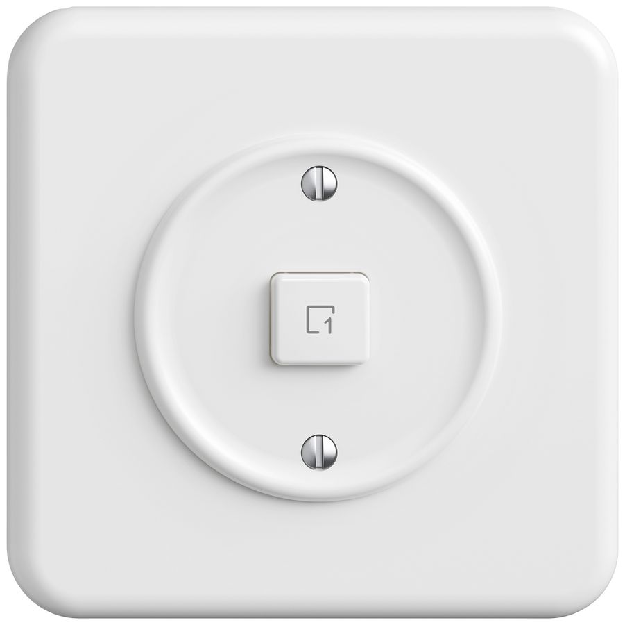 UP-Szenentaster STANDARDdue Wiser SNAPFIX® 1 Szene 1 Taste ws