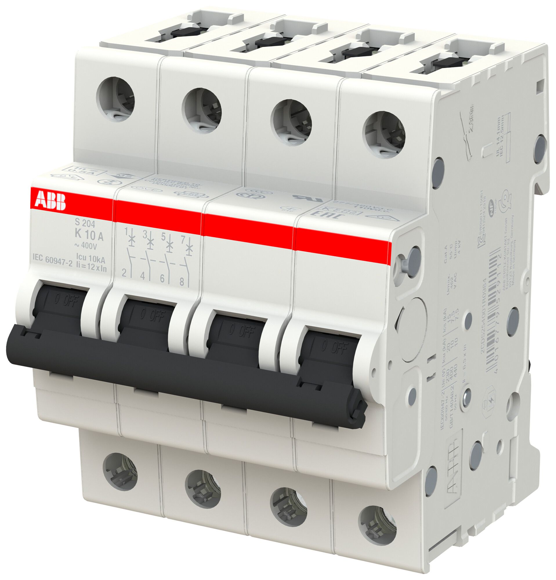 Disgiuntore SMISSLINE TP, 3LN, K, 20A, 30kA