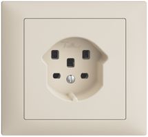 EB-Steckdose EDIZIOdue T25 16A crema, mit Steckklemmen