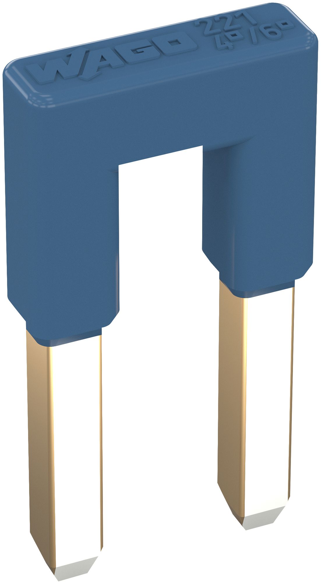 Ponte per cavi WAGO 221 senza funzione di bloccaggio 2L 41A blu