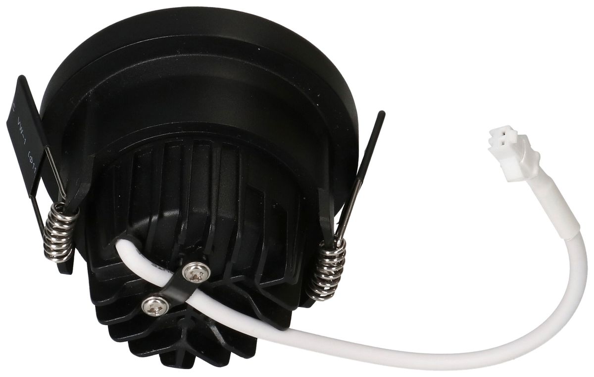 EB-LED-Spot maxLUCE ATMA 68 6.5W 660lm 3000K IP44 MB DIM Ø75mm schwarz 32°