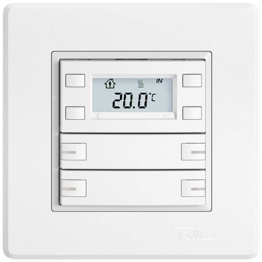 Poussoir RTH ENC EDIZIO.liv SNAPFIX® a.RGB-LED 4×touches comm.1T bc