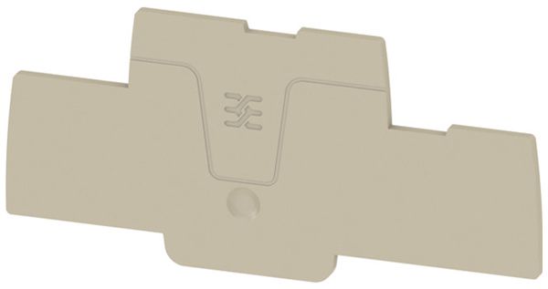 Abschlussplatte Weidmüller SEP 2T 2.5mm² 2.1mm V0 beige