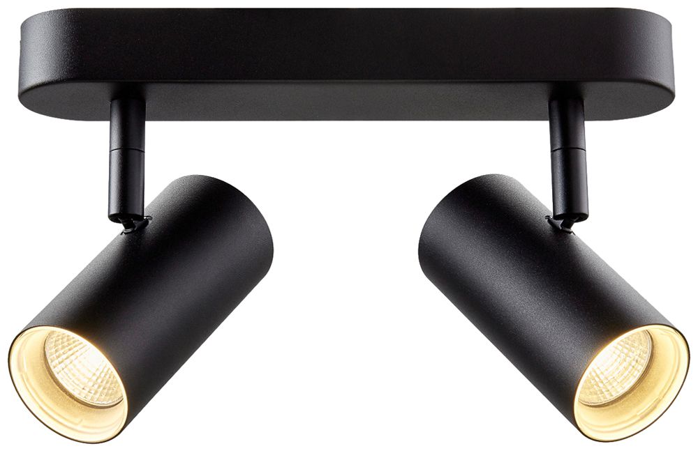 Spot LED SLV NOBLO 15W 940lm 920…930 REG 240×105×127mm nero 2×Spot