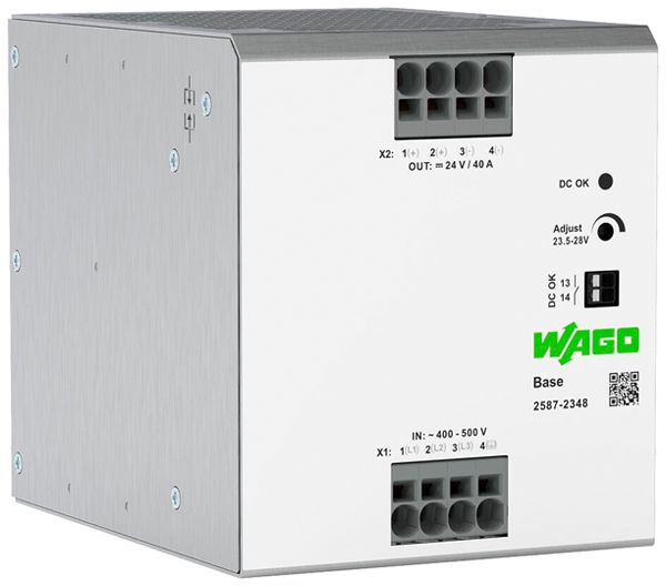 EB-Stromversorgung WAGO IN:400…500V OUT:24V 40A 960W