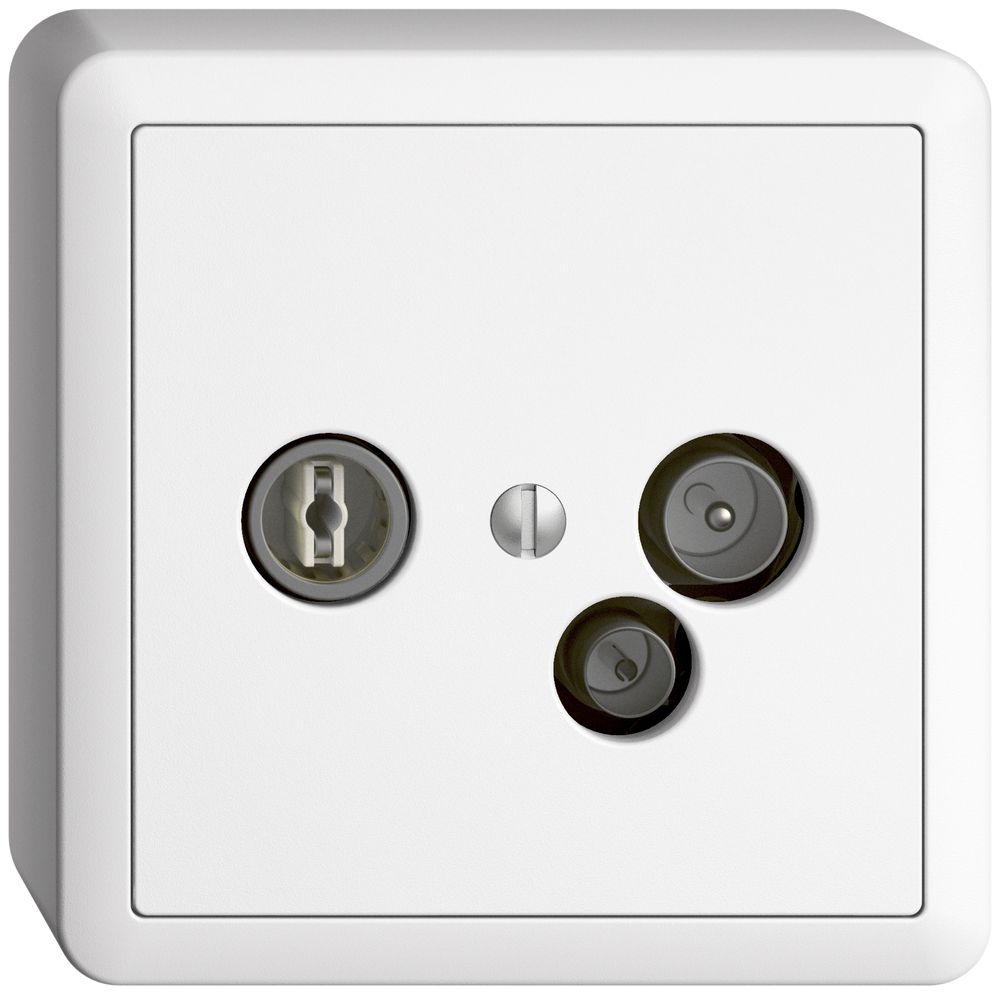 AP-Datendose TV-R DD15 5…65MHz EDIZIOdue weiss