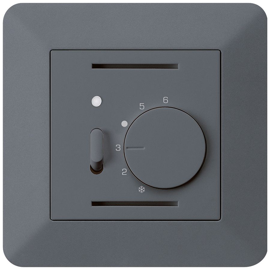 Termostato ambiente INC kallysto.trend antracite con interruttore