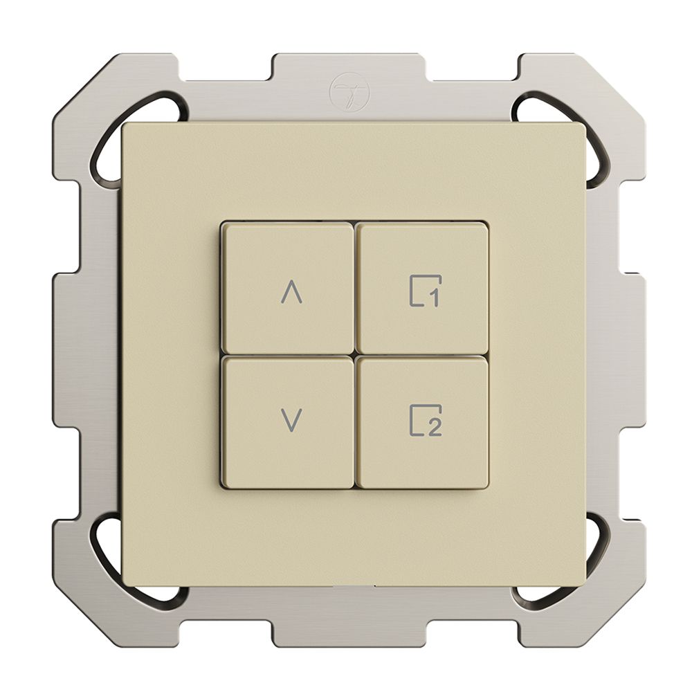 Interruttore tapparelle INC 1K/4T scena Edue Wiser vanille