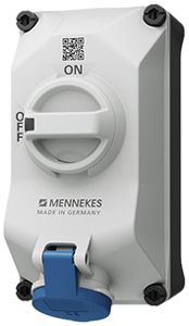 AP-Steckdose MENNEKES DUO 16A 3P 6h 230V IP44 Schalter