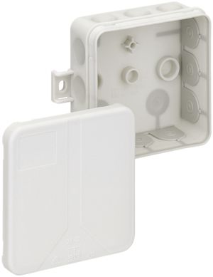 Boîte de dérivation AP 2K-12 AB-L vide, 85×85×37mm IP55 gris