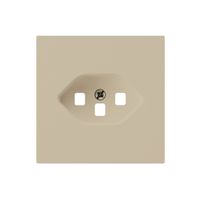 Placca frontale kallysto T23 beige 60×60mm per presa con morsetti innesto