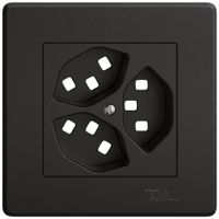 UP-Montageset EDIZIO.liv SNAPFIX® für 3×T23 sz