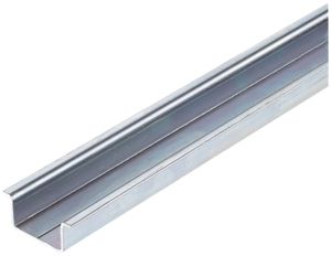 Barre profilée Weidmüller TS35 35×15×2000mm à fente 6.3×25mm acier zinguée