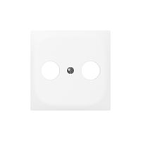 UP-Frontset SIDUS Z/E weiss TV-R-Sat-Daten Ø43mm