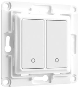 UP-Wandsender Shelly Wall Switch 2 2-Kan 70×70×12mm weiss
