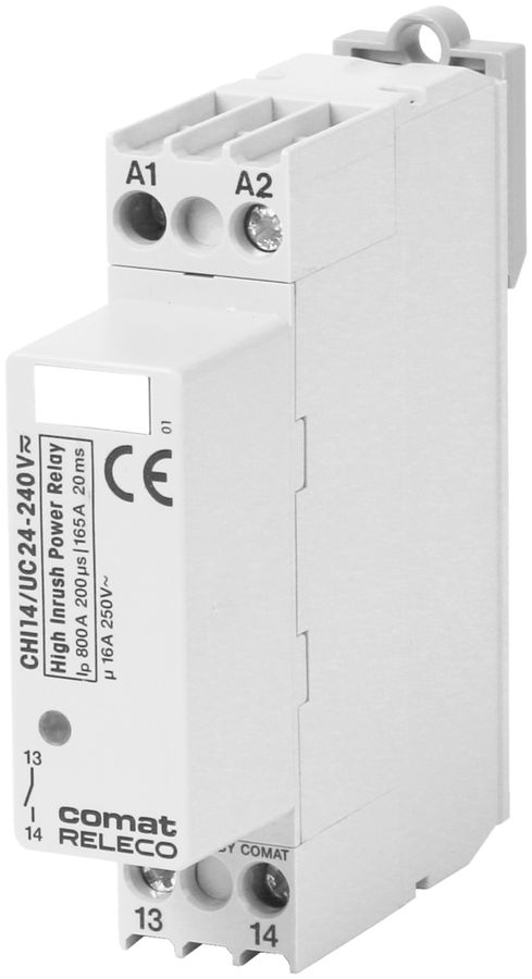 Relais de puissance ComatReleco CHI14, 24…240VAC/DC, 1F 16A 250VAC