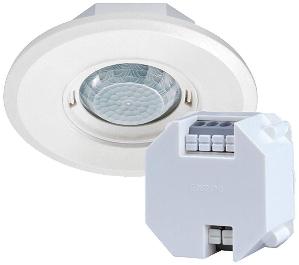Détecteur de présence ENC ESYLUX PD-FLAT-S 360i/8 RW DALI, blanc