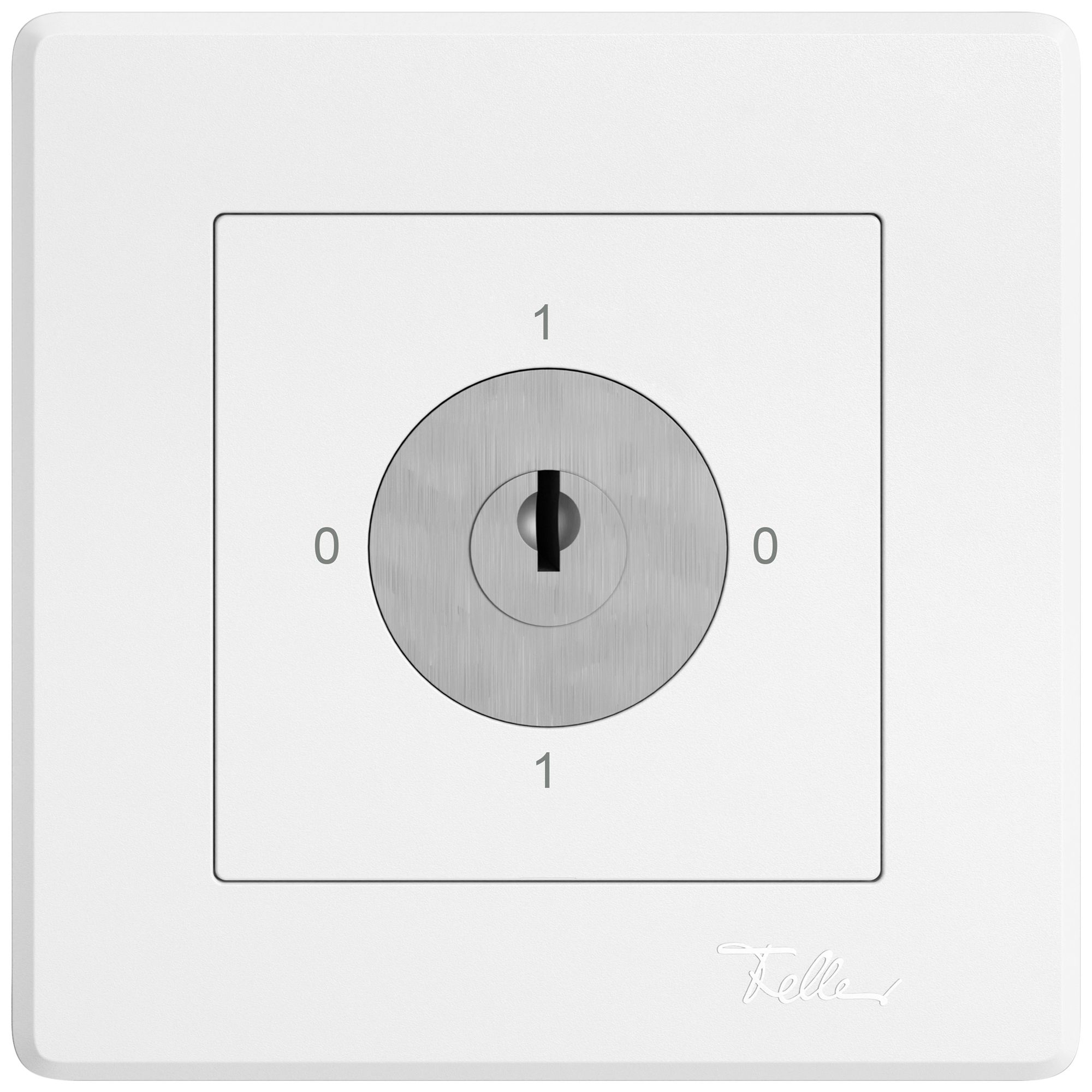 Interrupteur rotatif ENC EDIZIO.liv SNAPFIX® interr.0/4L serrure&2 clés bc