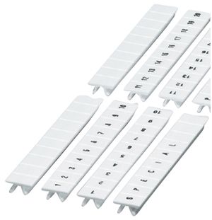 Ruban Zack ZB 31…40 blanc impression transversale à 10 étiquettes 5mm