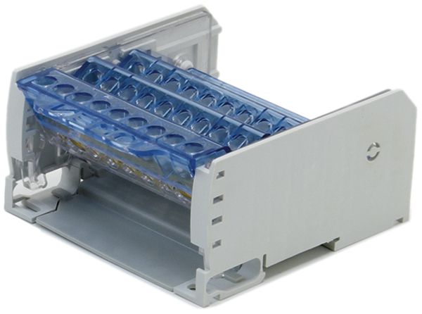 Verteilerblock PDB 4L 125A 93×89×48mm 2×25/7×10mm² grau