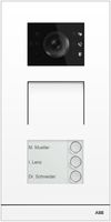 Station extérieure vidéo ABB-Welcome IP, 3 touches, induction, 1/3, blanc