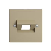 Frontplatte 1×RJ45 ITplus EDIZIOdue sand