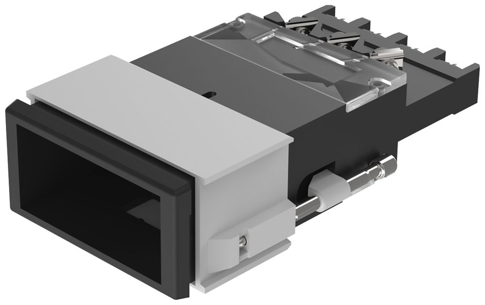Pulsante EAO03 a bloccaggio a scatto 1×com. raccordo a vite 24×48mm arg