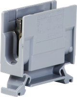 Abzweigklemme Woertz 6…16mm² 76A 750V Schraubanschluss 2×1 TH35 grau