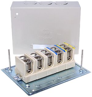 AP-Abzweigdose Woertz 5×70mm² 200×150×67mm grau