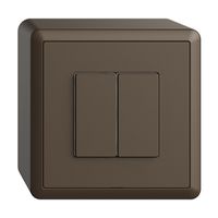 Stazione secondaria AP 2K/2T per interruttore Edue Wiser coffee