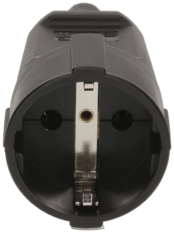 Prise mobile Schuko MAX HAURI L+N+PE 16A 250V 0.75…1.5mm² noir