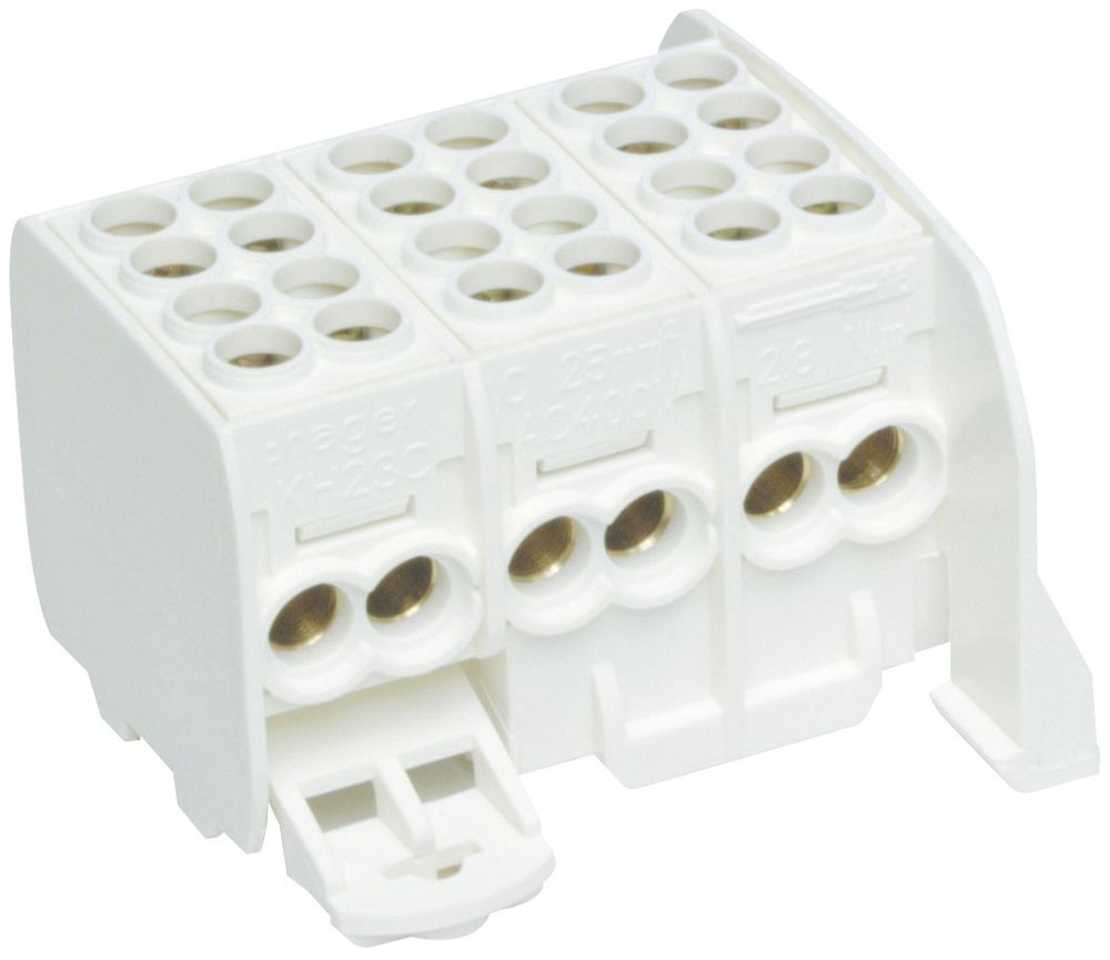 Borne principale Hager 3L×4×35mm² isolé