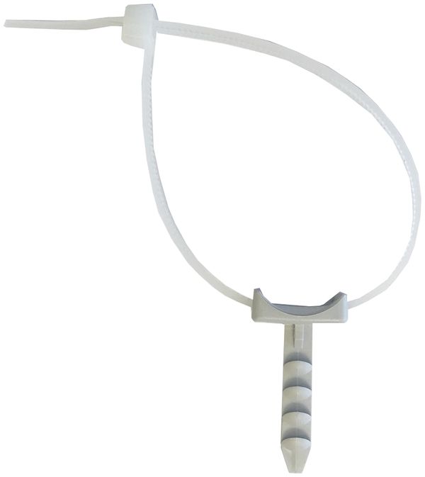 Kabelbinder-Steckdübel ELBRO Ø6mm×27×8.5mm Polyamid (PA) grau