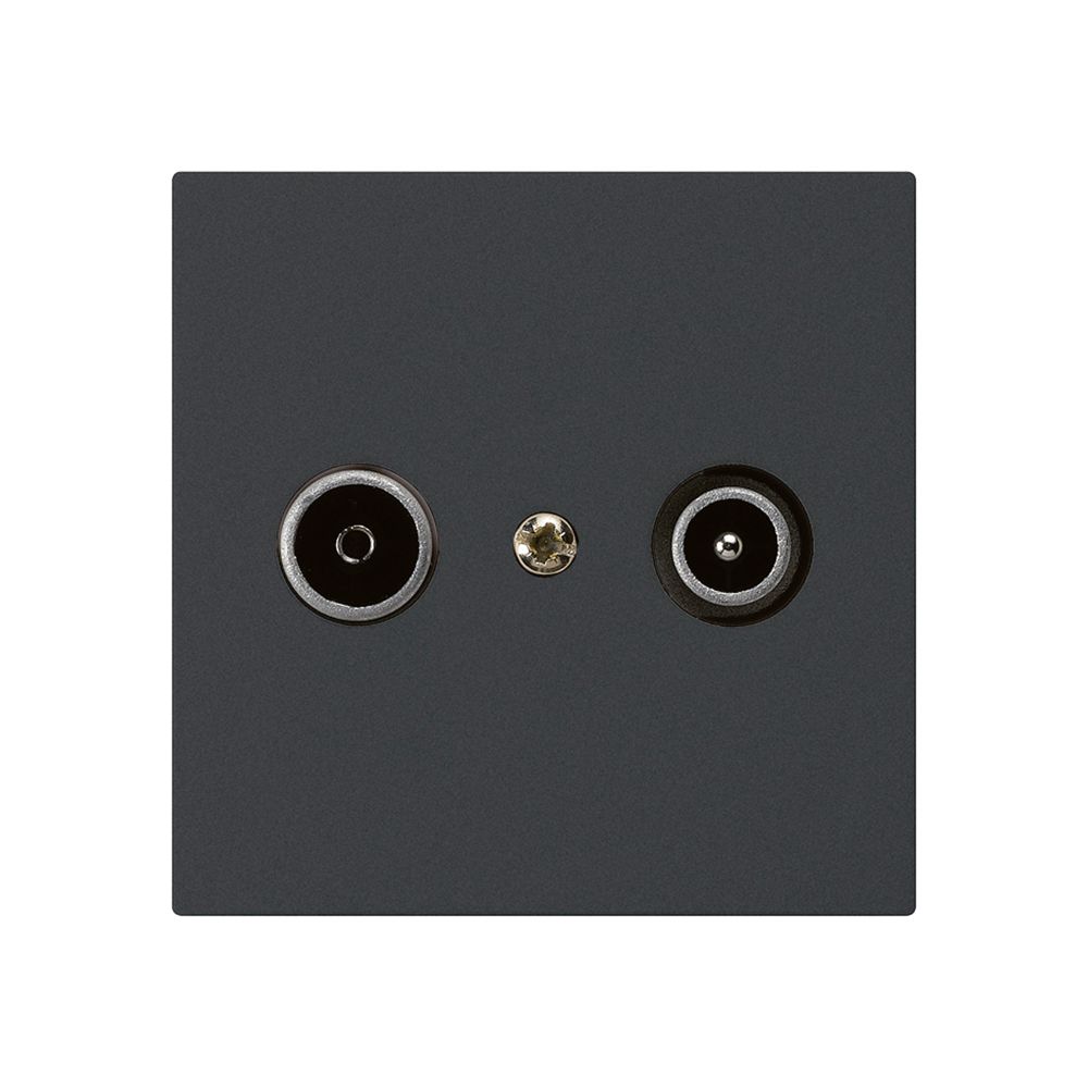 Prise de passage ENC kallysto R/TV 23dB noir