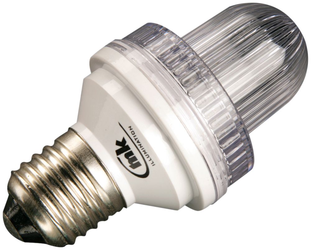 LED-Lampe Flash Bulb E27 1W klar