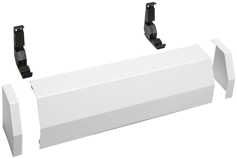 Rangierkanal Hager univers 2-feldig 550mm weiss
