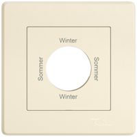 UP-Montageset EDIZIO.liv SNAPFIX® f.Drehschalter m.Schloss Som-Win-Som-Win cr