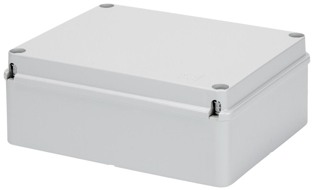 AP-Abzweigdose GEWISS 254×200×98 Schraubdeckel IP56 hf grau