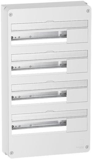 AP Verteiler Schneider Resi9CX 4-reihig ohne Tür