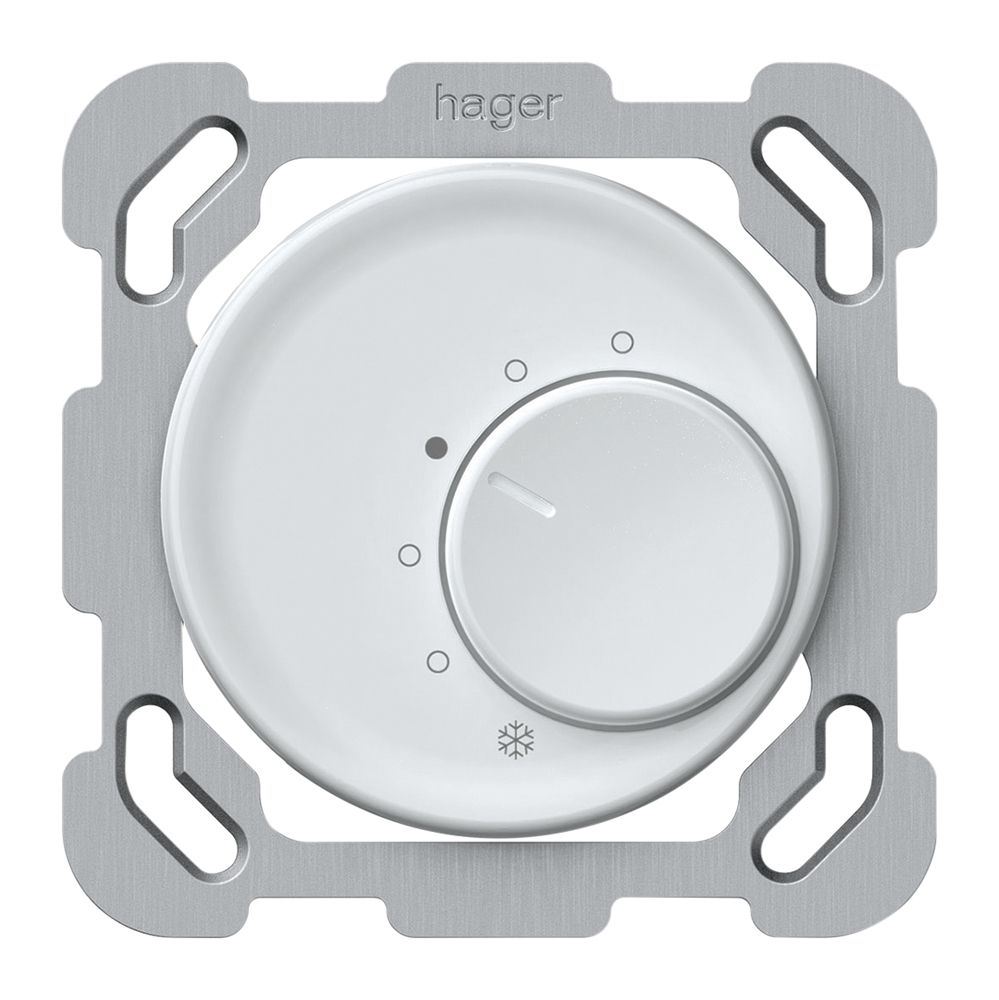 Termostato ambiente INC origin 24VAC 5…30°C 10A bianco