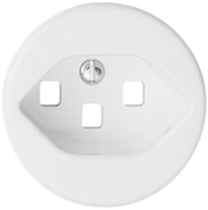 Disco frontale FH 1×T23 bianco, per presa con morsetti innest.