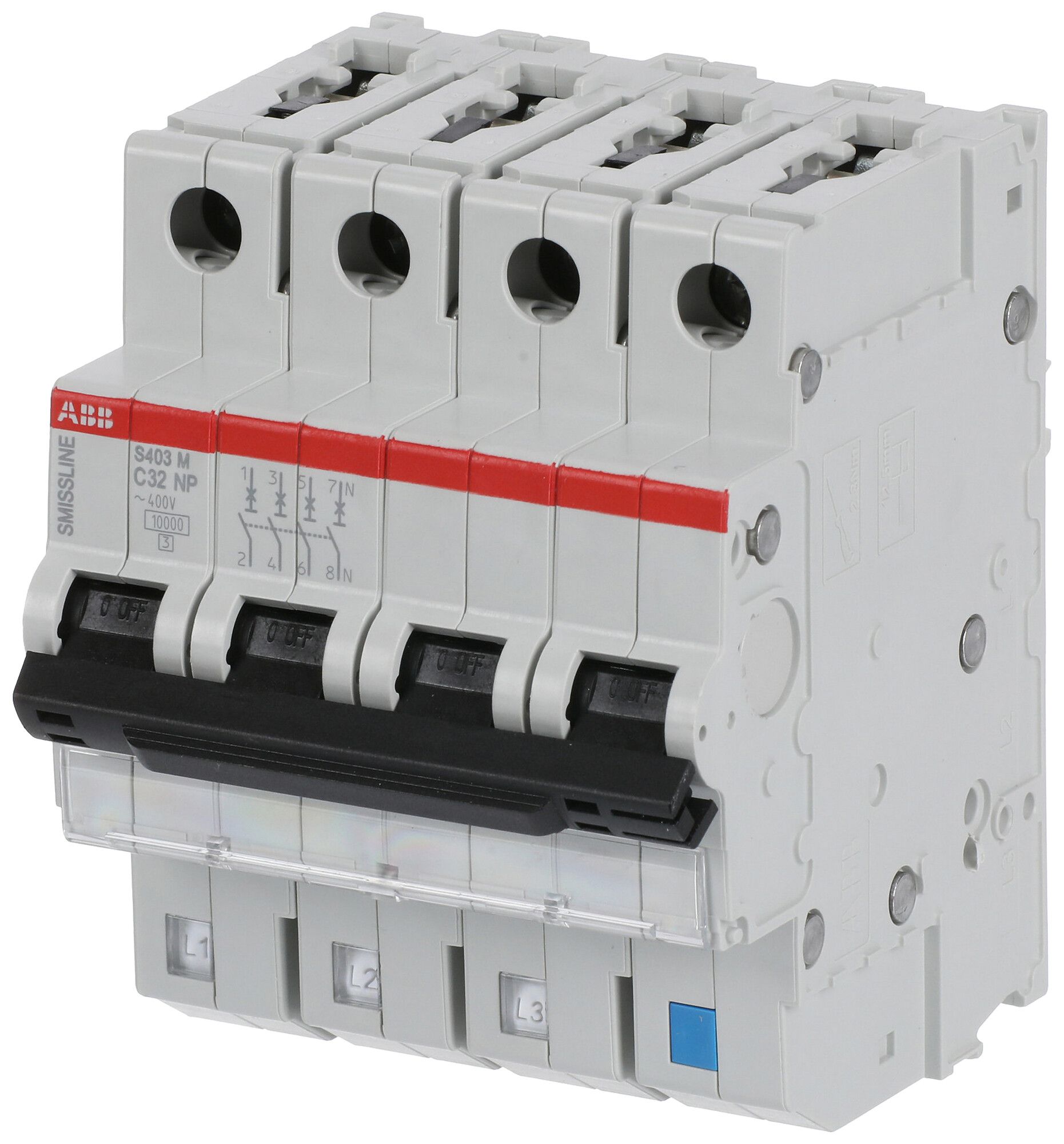 Disgiuntore SMISSLINE TP S 4×32A C 10kA NP