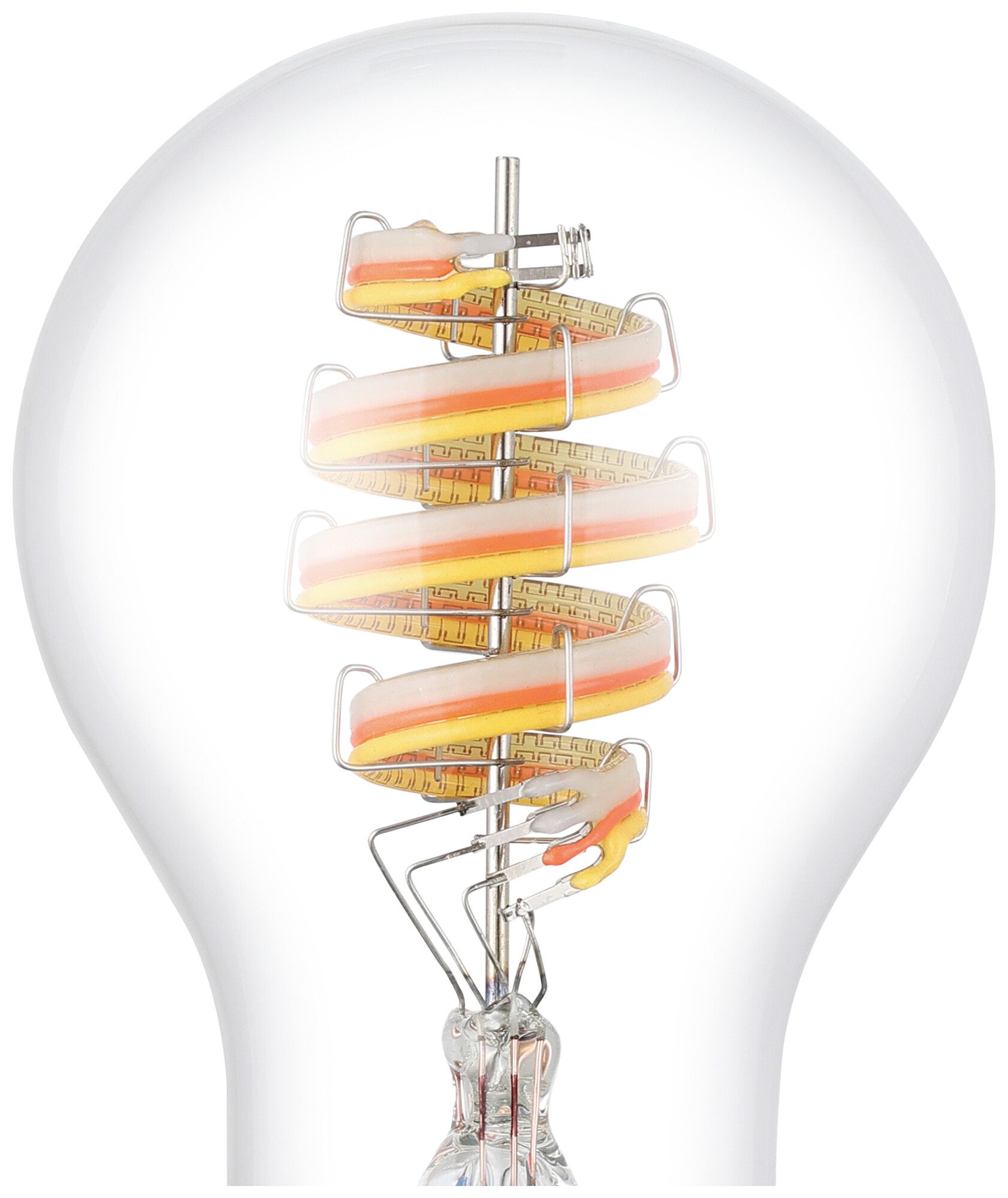 LED-Lampe Eglo CONNECT.Z E27 7.5W 3000K Typ A klar RGBW Bt/BLE DIM Ø60mm