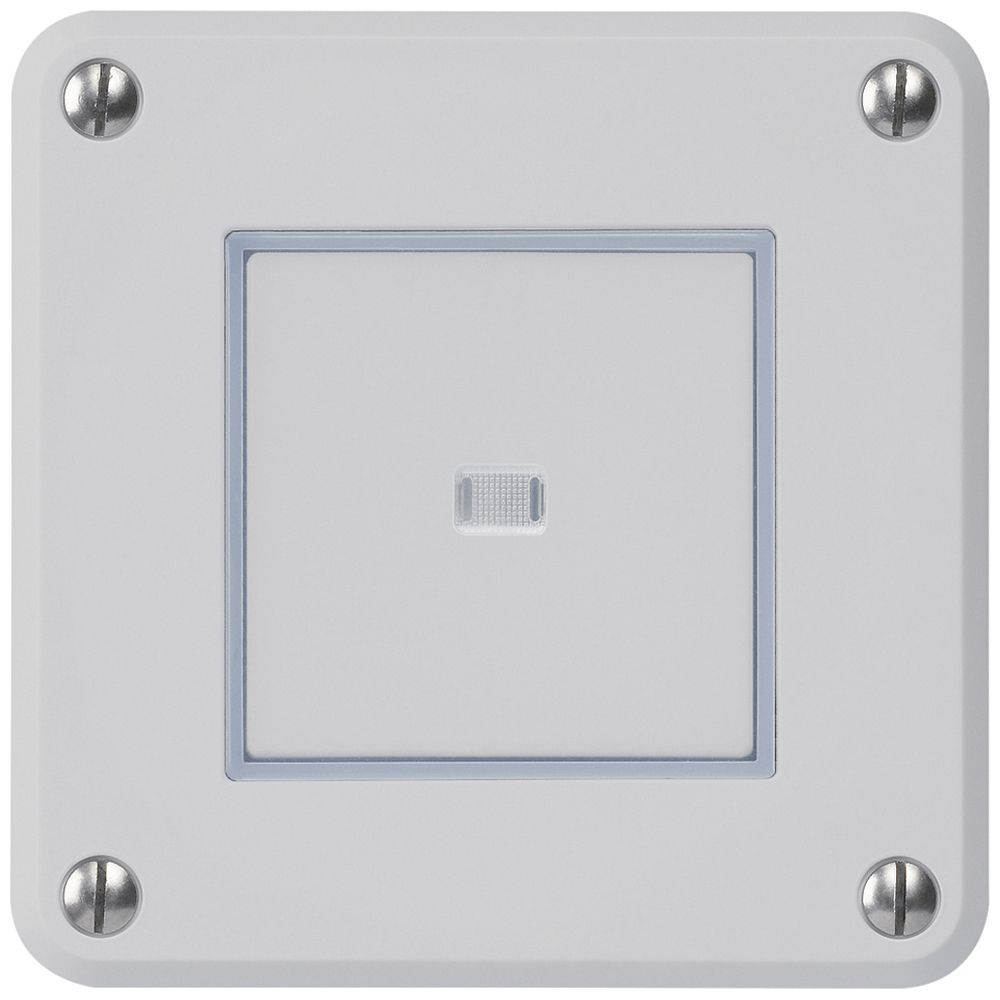 Interruttore INC robusto IP55 schema 3 illuminato grigio per combinazione