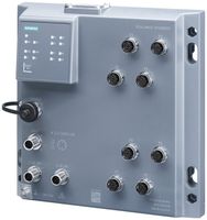 Switch IE Siemens SCALANCE XP208PoE 8×M12 (codificata D) 10/100Mbit/s managed