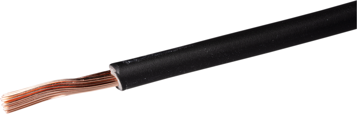 T-Litze halogenfrei 2.5mm² schwarz Eca, Spule à 100m